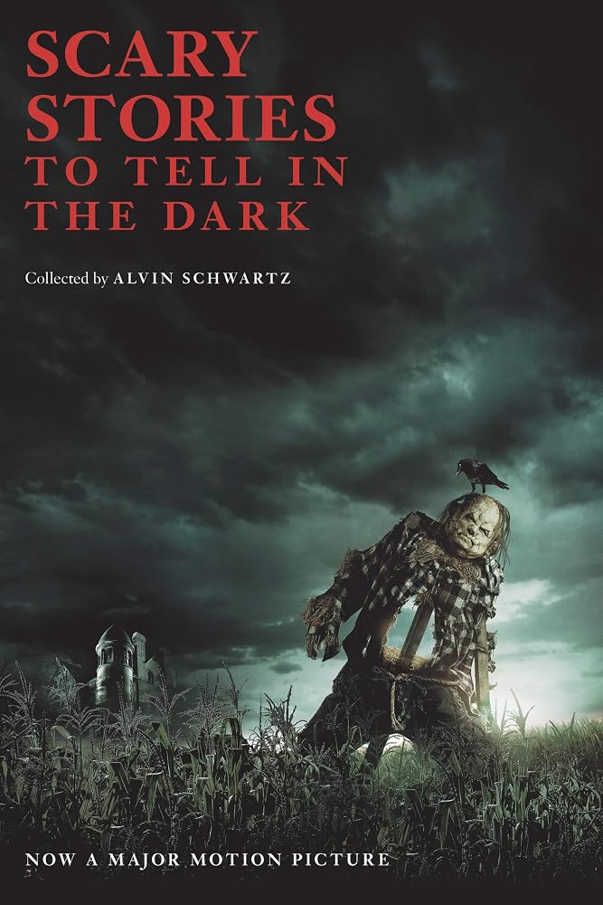 Scary Stories to Tell in the Dark Movie Tie-in Edition: Movie tie-in edition featuring Stephen Gammell's chilling artwork and Alvin Schwartz's classic scary folklore, ages 8-12 cover image