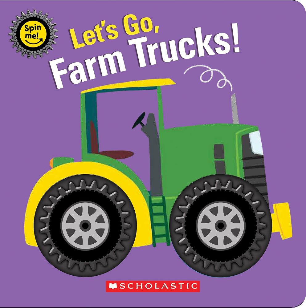 Let's Go, Farm Trucks! (Spin Me!) cover image