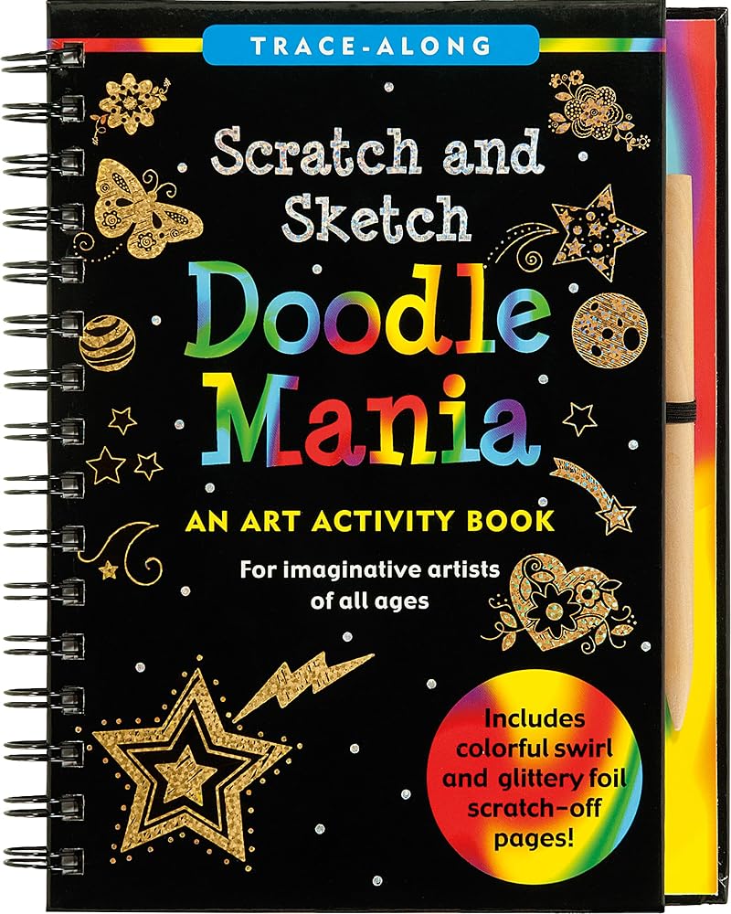 Doodle Mania Scratch & Sketch (Art, Activity Kit) (Trace-Along Scratch and Sketch) cover image