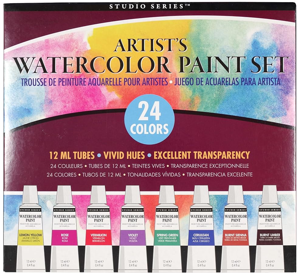 Studio Series Artist's Watercolor Paint Set (24 colors) cover image