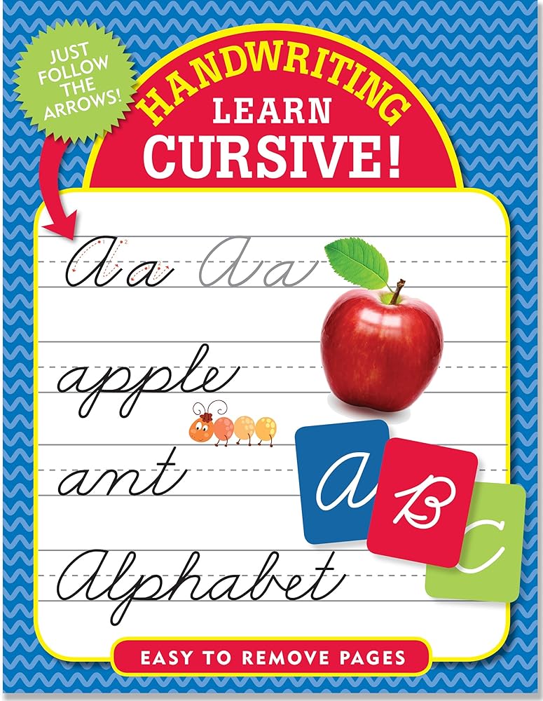 Handwriting: Learn Cursive! (Letter Tracing, Practice) cover image