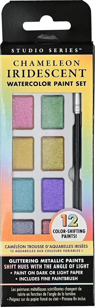 Studio Series Chameleon Iridescent Watercolor Paint Set - 12 colors cover image