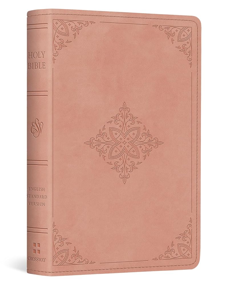 ESV Vest Pocket New Testament with Psalms and Proverbs, Red Letter (TruTone, Pink, Fleur-de-lis Design) cover image