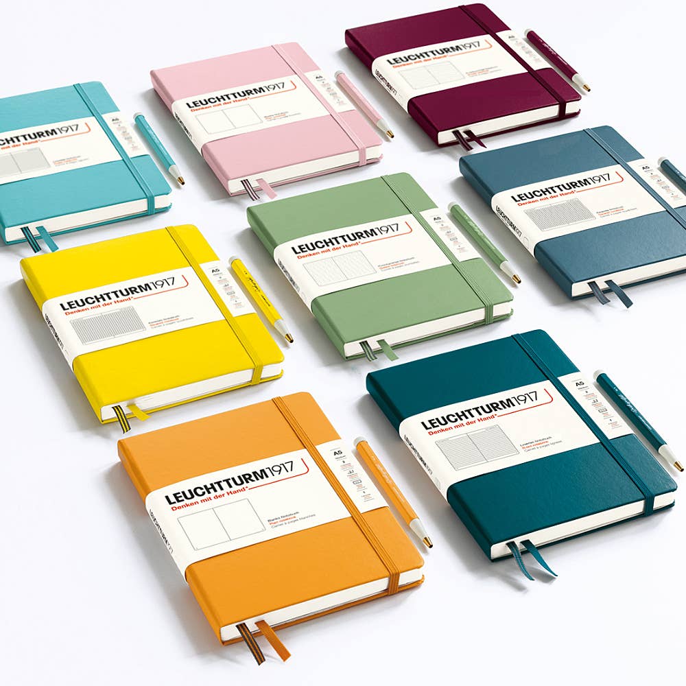 Notebooks - Medium (A5): Stone Blue / Hardcover / Plain