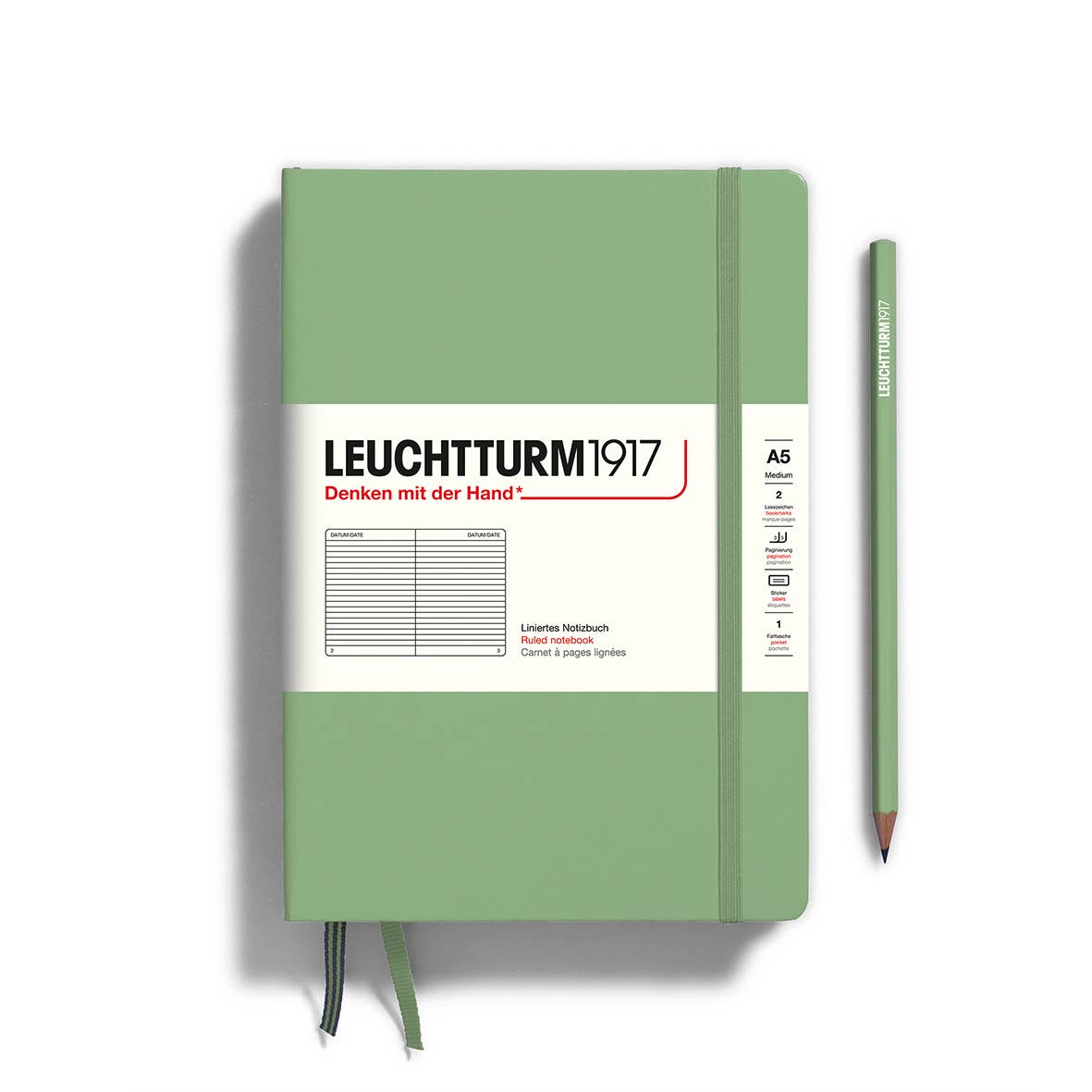 Notebooks - Medium (A5): Lemon / Hardcover / Dotted