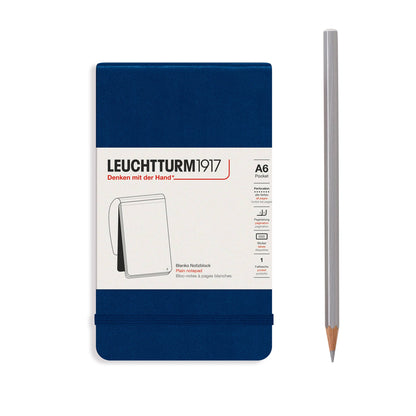 Notepads Pocket (A6): Navy / Dotted