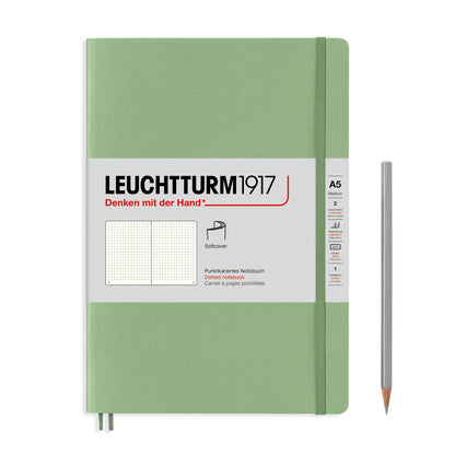 Notebooks - Medium (A5): Pacific Green / Hardcover / Plain
