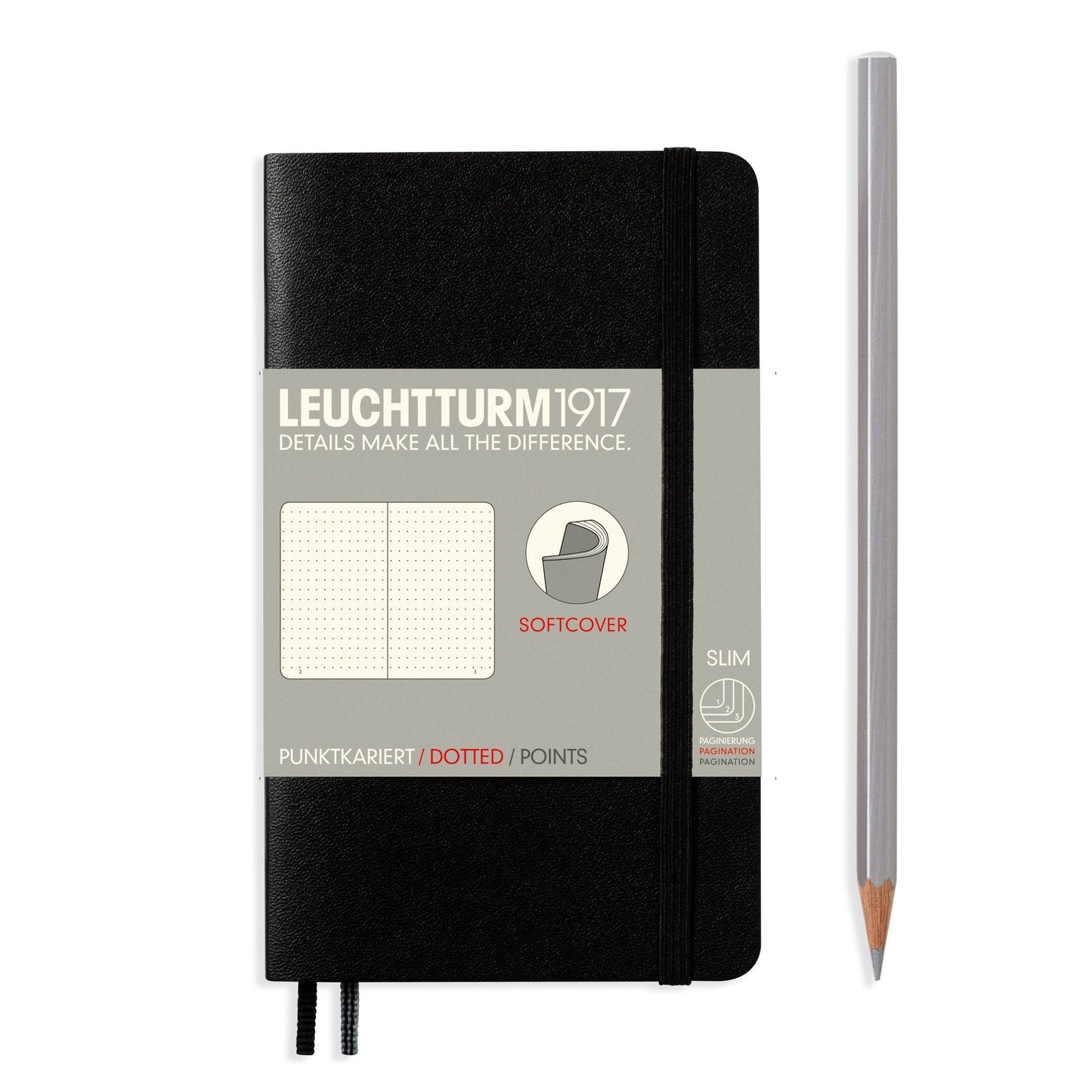 Notebooks - Pocket (A6): Stone Blue / Hardcover / Plain