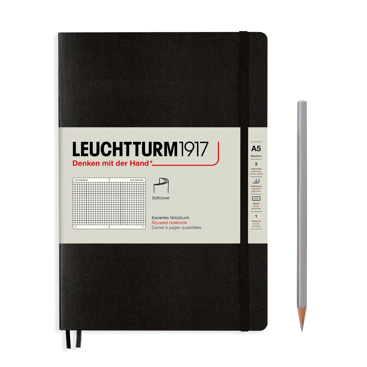 Notebooks - Medium (A5): Pacific Green / Hardcover / Ruled