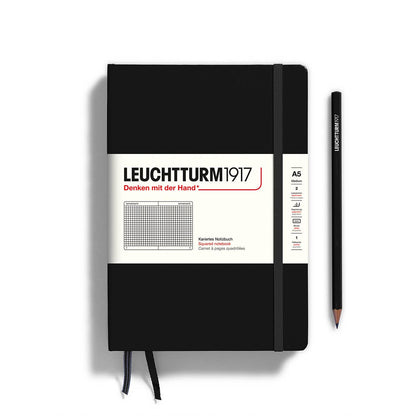 Notebooks - Medium (A5): Black / Hardcover / Ruled