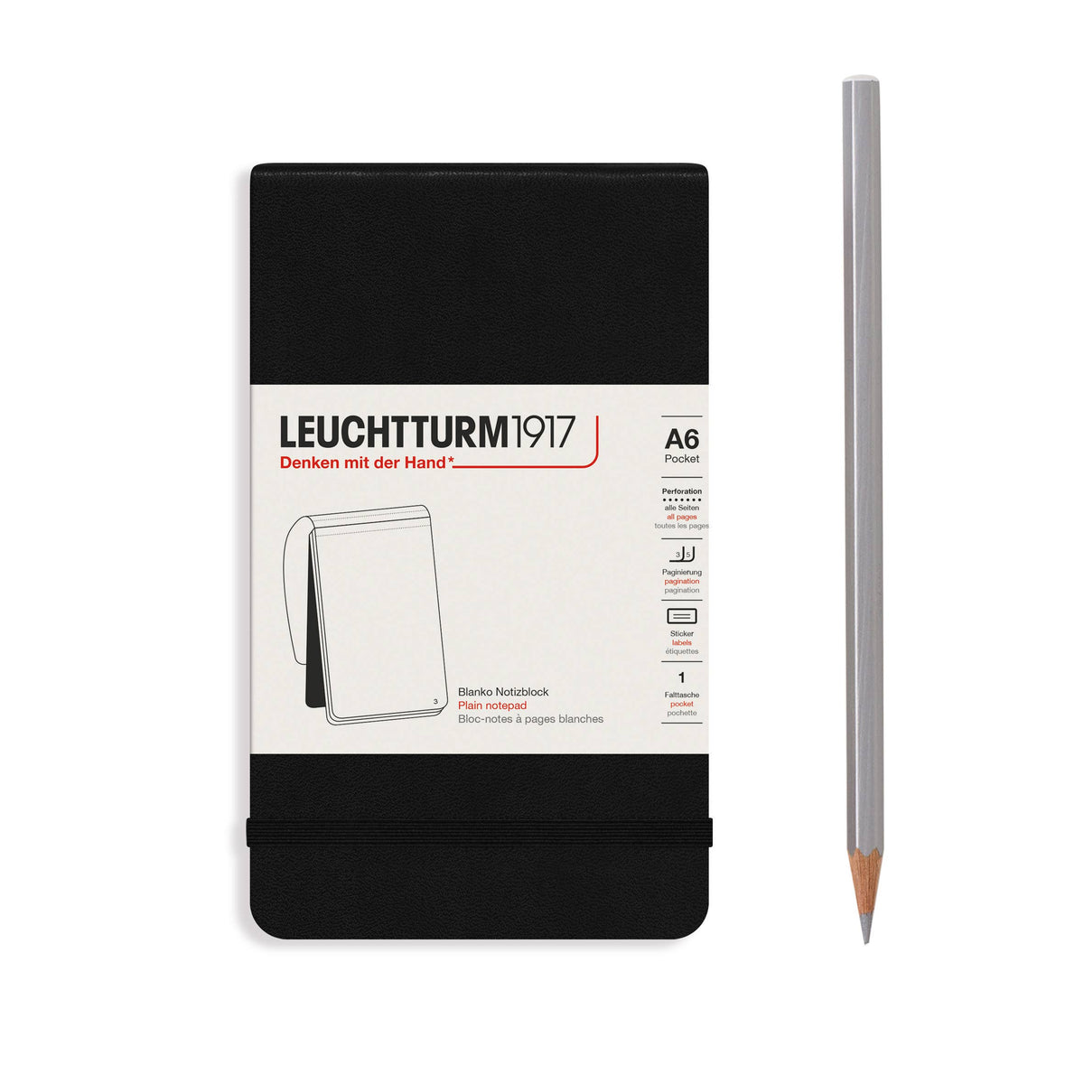 Notepads Pocket (A6): Navy / Dotted