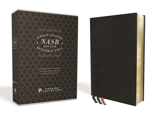 NASB Single-Column Reference Bible [Black] cover image