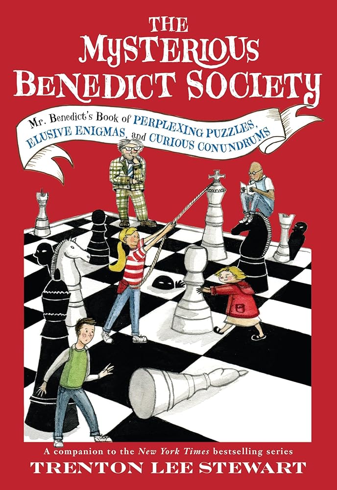 The Mysterious Benedict Society: Mr. Benedict's Book of Perplexing Puzzles, Elusive Enigmas, and Curious cover image