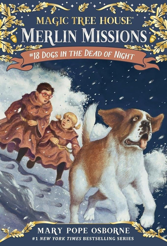 MAgic Tree House #46 dogs in the Dead of the Night: 18 cover image