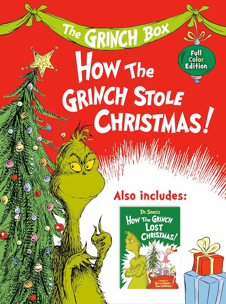 The Grinch Two-Book Boxed Set: Dr. Seuss's How the Grinch Stole Christmas! Full-Color Edition and How the Grinch Lost Christmas! (Classic Seuss) cover image