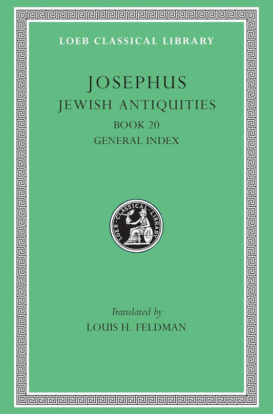 Jewish Antiquities, Volume IX: Book 20. General Index cover image