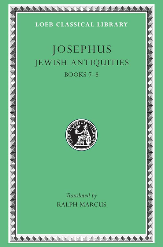 Jewish Antiquities, Volume III: Books 7–8 cover image