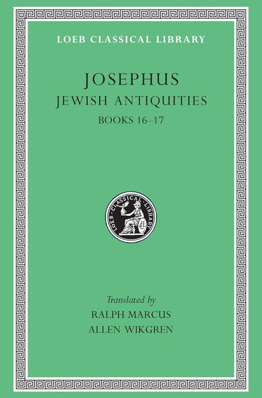 Jewish Antiquities, Volume VII: Books 16–17 cover image