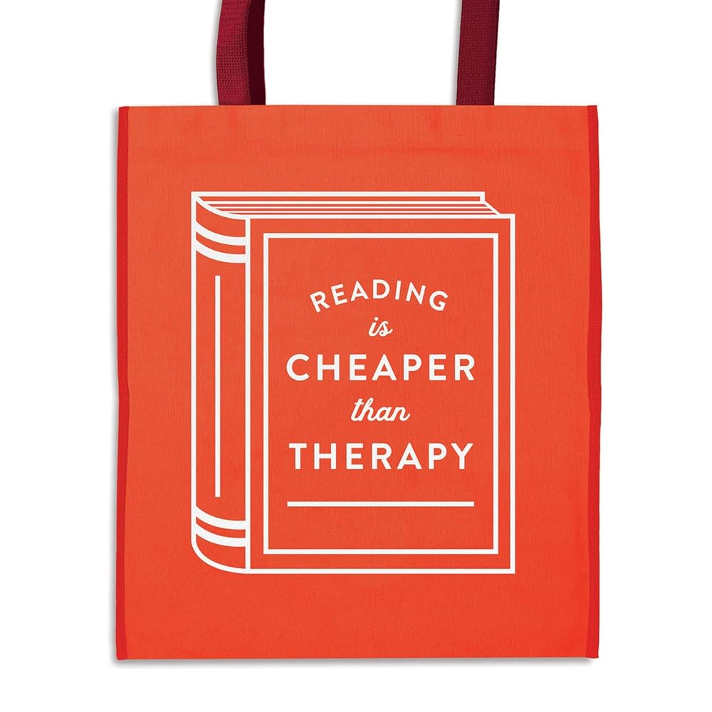 Reading is Cheaper Than Therapy Reusable Shopping Bag cover image