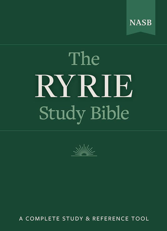 The Ryrie NASB Study Bible Genuine Leather Black Red Letter (New American Standard 1995 Edition) cover image