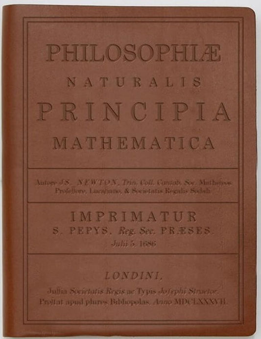 Principia Mathematica by Newton: Brown Lined Journal (Science & Exploration (Discovery)) cover image