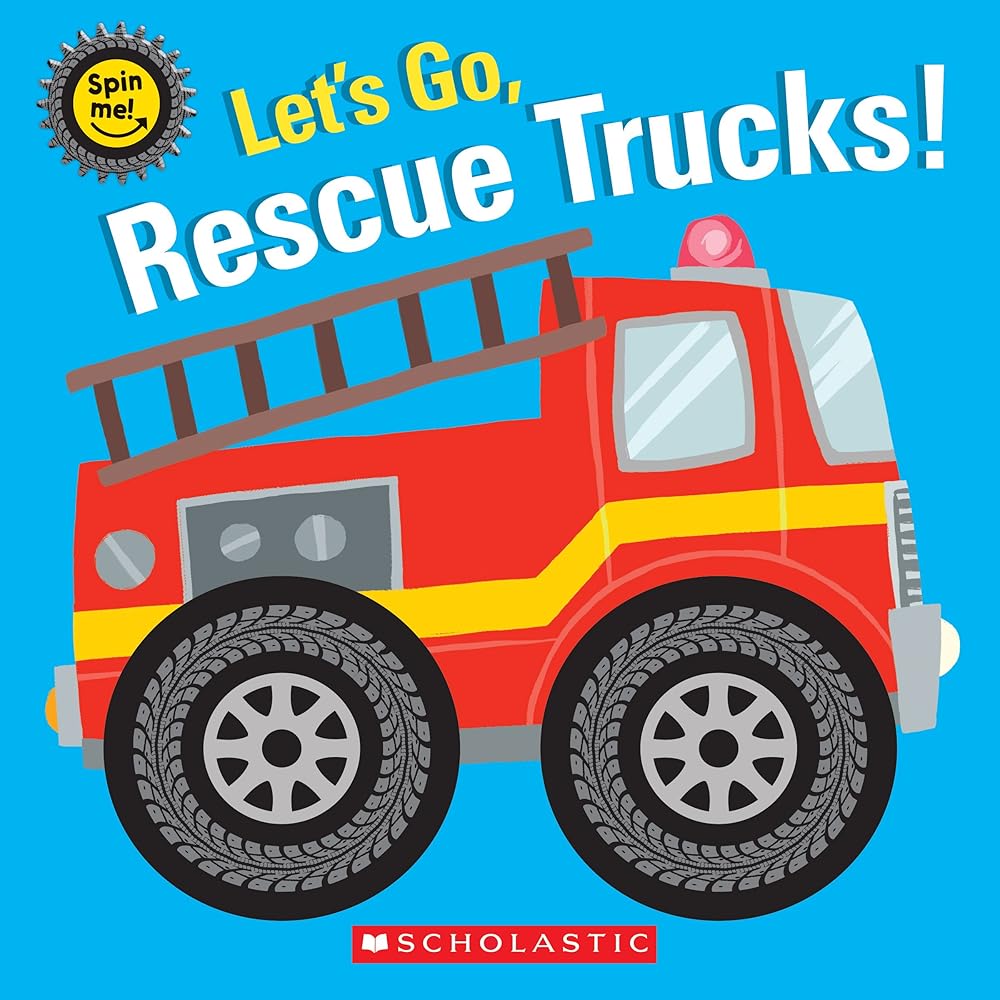 Let's Go, Rescue Trucks! (Spin Me!) cover image
