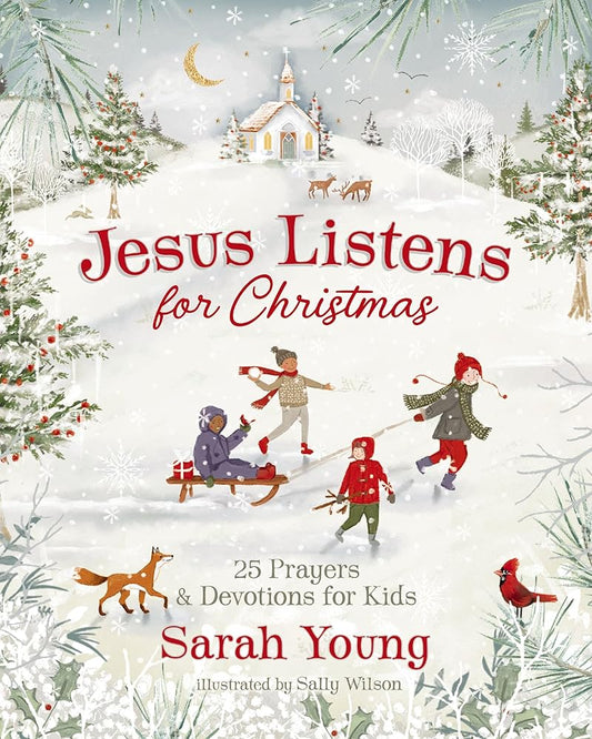 Jesus Listens for Christmas: 25 Prayers and Devotions for Kids cover image