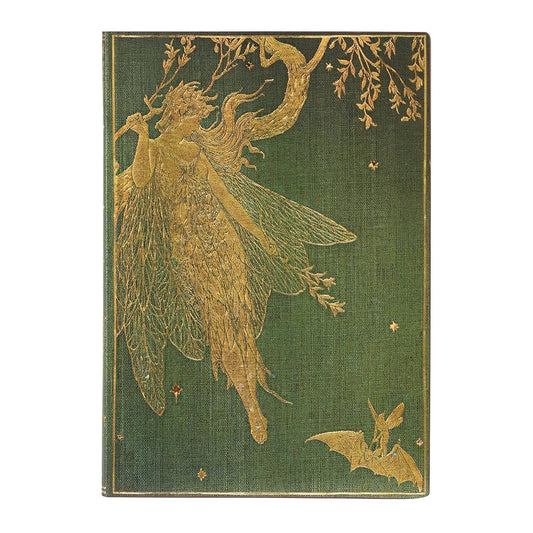 Olive Fairy Midi Unlined Softcover Journal, 176pg, 100GSM by Paperblanks (Lang's Fairy Books) cover image