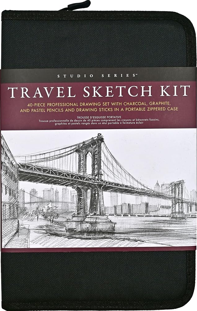 Studio Series Travel Sketch Kit (40 pieces with sturdy, zippered case) cover image
