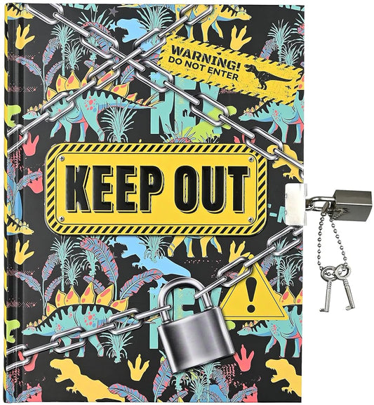 Keep Out! Locking Journal (Diary with lock) cover image