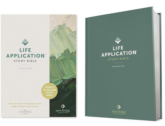 NLT Life Application Study Bible, Third Edition (Red Letter, Hardcover) Tyndale NLT Bible with Updated Notes and Features, Full Text New Living Translation cover image