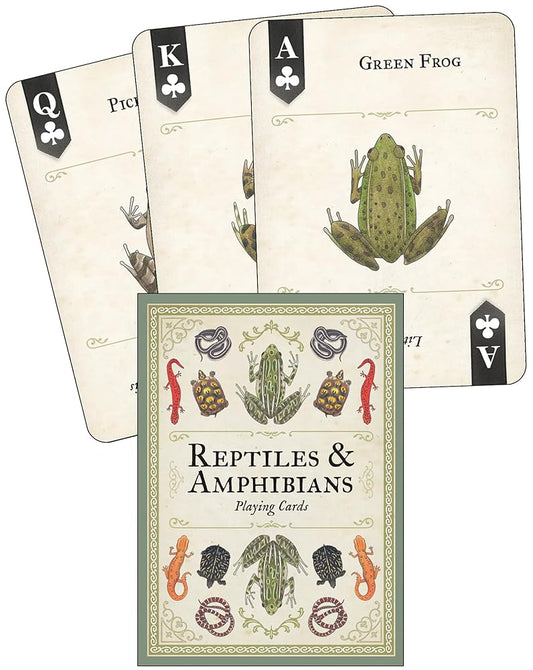 Reptiles & Amphibians Playing Cards (Art of Nature) cover image