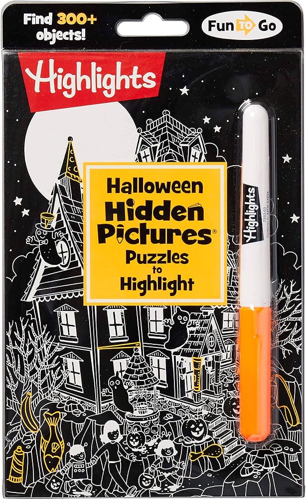 Halloween Hidden Pictures Puzzles to Highlight: Halloween Coloring & Activity Book with Over 300 Hidden Objects to Find (Highlights™ Hidden Pictures® Puzzles to Highlight Activity Books) cover image