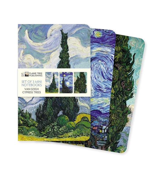 Vincent van Gogh: Cypresses Set of 3 Mini Notebooks (Mini Notebook Collections) cover image