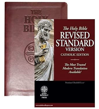 The Holy Bible RSV Catholic Edition - Burgundy cover image