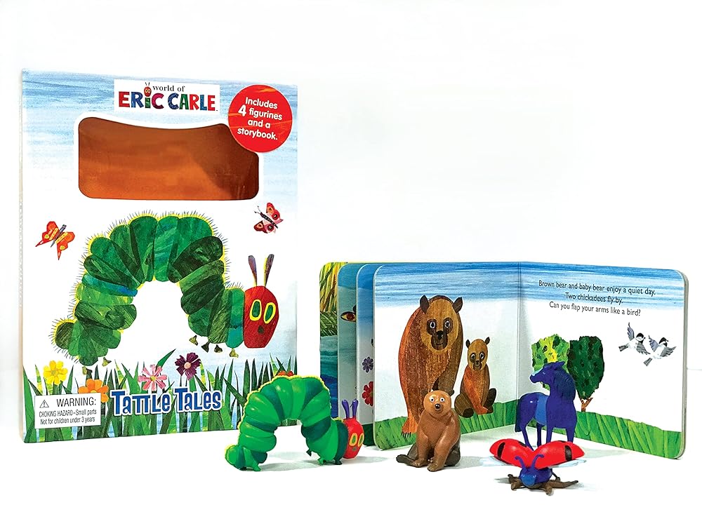 The World of Eric Carle Tattle Tales - Activity Books for kids, 12-page storybook, 4 figurines cover image
