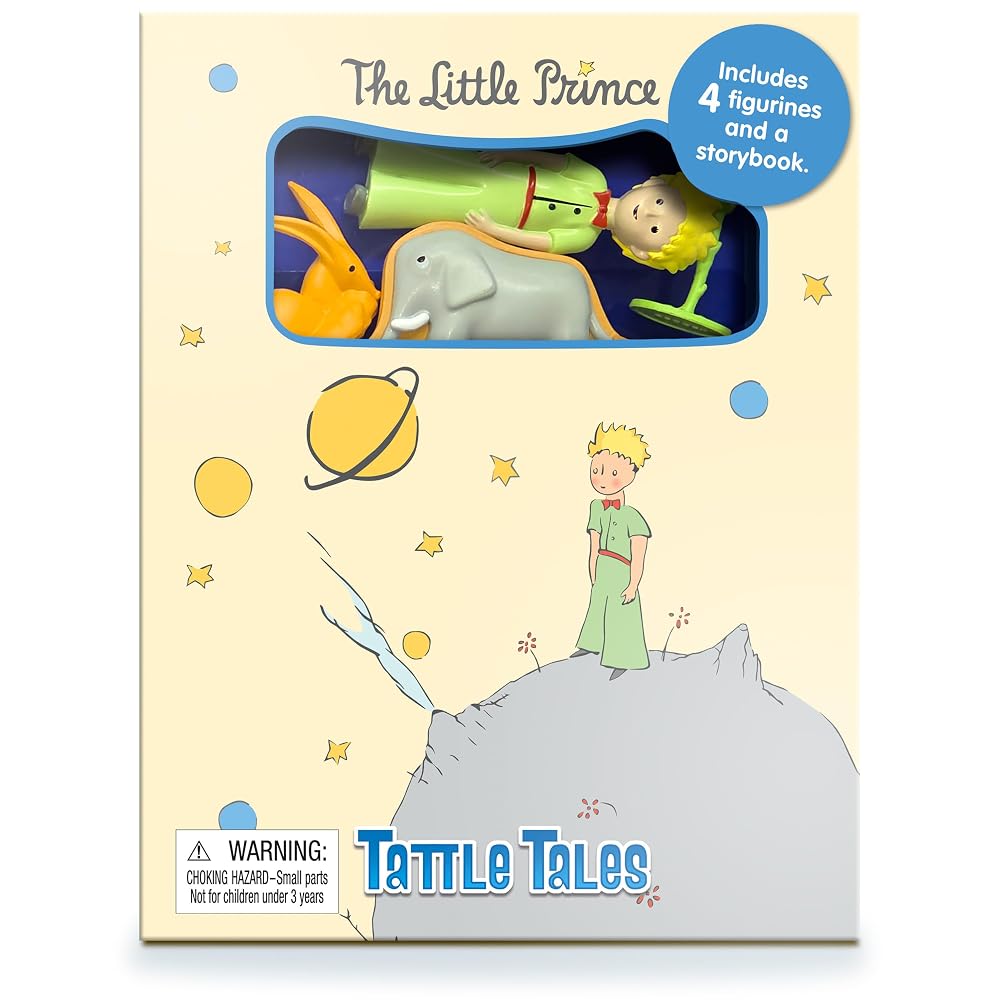 The Little Prince Tattle Tales - Activity Books for kids, 12-page storybook, 4 figurines cover image