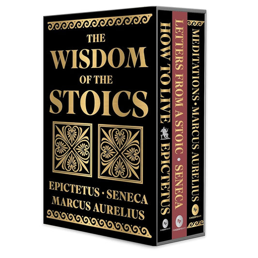 Wisdom of the Stoics Boxed Set (Deluxe Hardbound Edition), The cover image