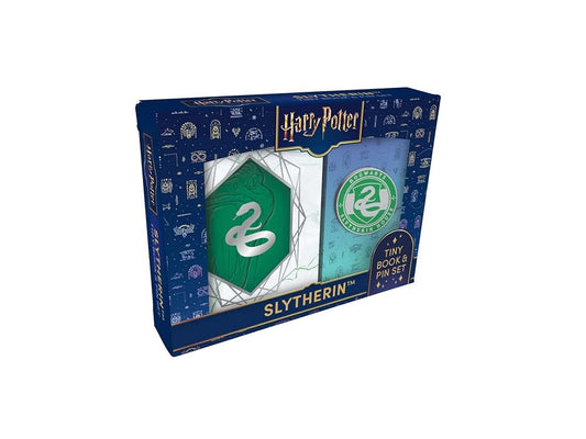 Harry Potter: Slytherin Tiny Book and Pin Set cover image