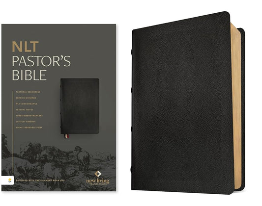NLT Pastor's Bible, Filament Enabled (Genuine Leather, Black, Red Letter) cover image