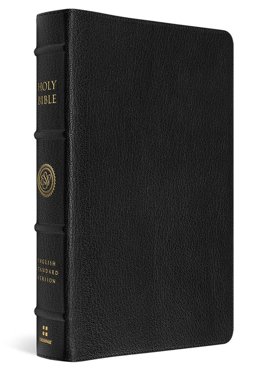 ESV Heirloom Bible, Alpha: Personal Size Edition (Goatskin, Black) cover image