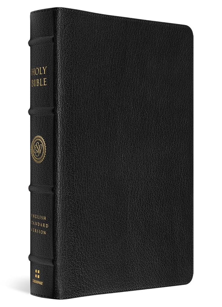 ESV Heirloom Bible, Gloria Dei: Single Column Edition (Goatskin, Black, Full Yapp) cover image