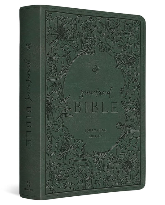 ESV GraceLaced Bible, Journaling Edition (Artwork by Ruth Chou Simons) (TruTone, Quiet Forest) cover image
