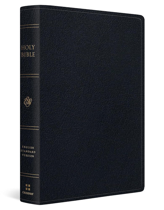 ESV Giant Print Bible, Red Letter (Genuine Leather, Black): Holy Bible, English Standard Version cover image