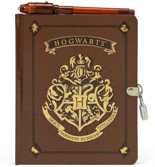 Harry Potter: Hogwarts Lock & Key Diary: Lock & Key Diary with Invisible Ink Pen cover image