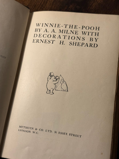 Winnie-the-Pooh by A. A. Milne (1926 First Edition, First Printing, in a Fine Leather Binding)