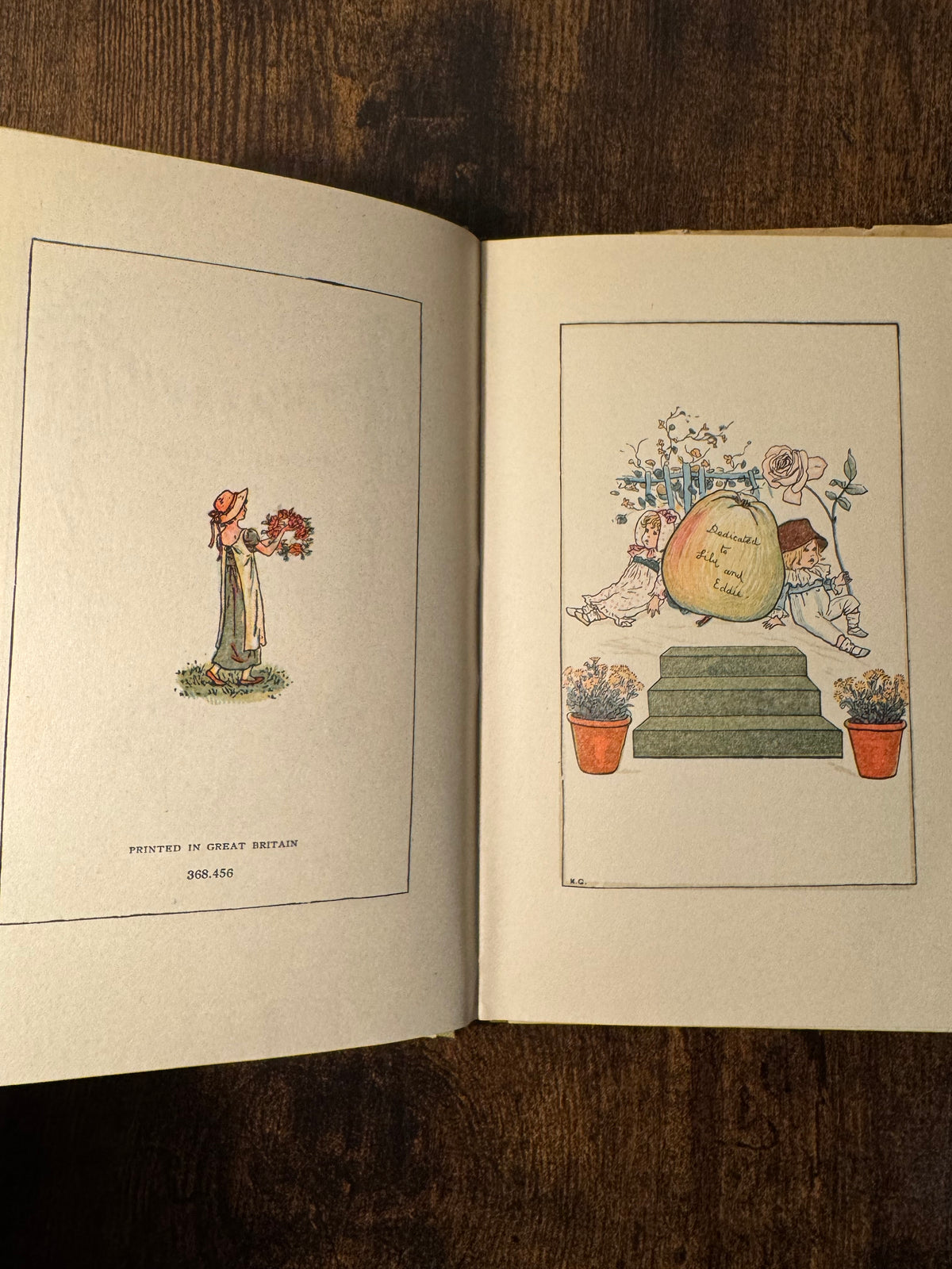 Mother Goose, or the Old Nursery Rhymes, Illustrated by Kate Greenaway (Frederick Warne, with Dust Jacket)