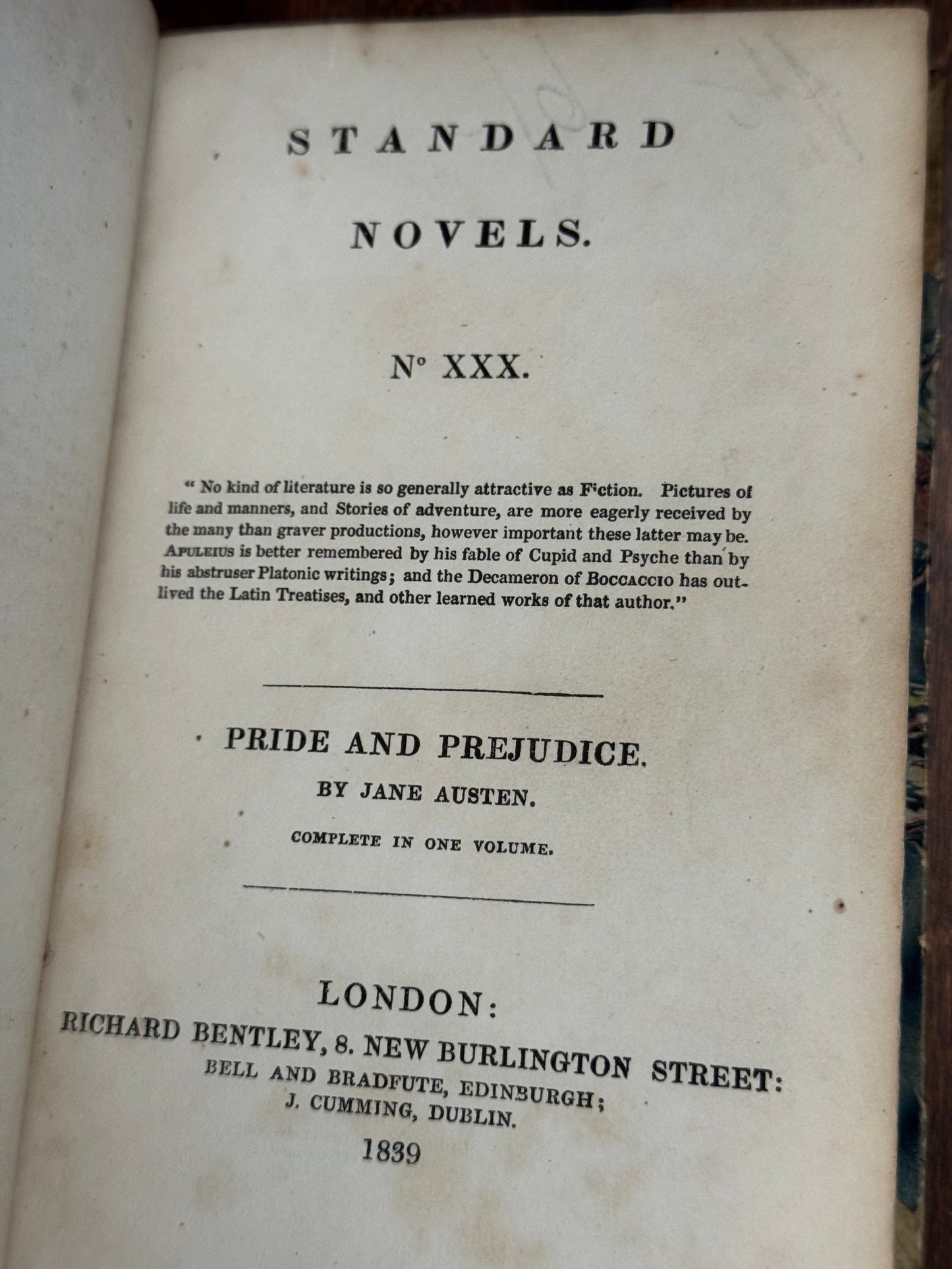 Pride and Prejudice (1839)