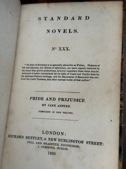 Pride and Prejudice (1839)