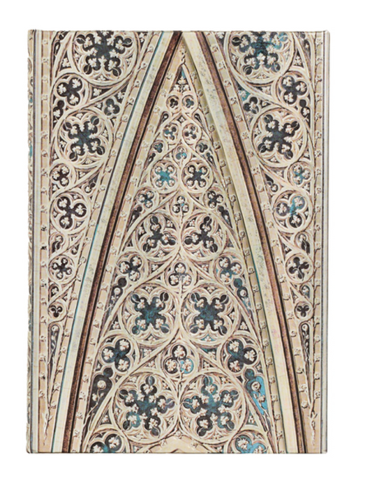 Paperblanks Vault of the Milan Cathedral Duomo Di Milano Hardcover Journals MIDI Lined Wrap 144 Pg 120 GSM